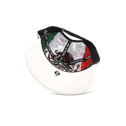 Piece Of Art Mexico Hat - White