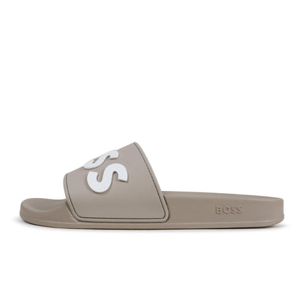 HUGO BOSS KIRK SLID SANDALS - SAND HUGO BOSS