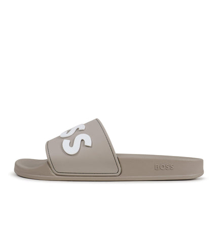 HUGO BOSS KIRK SLID SANDALS - SAND HUGO BOSS