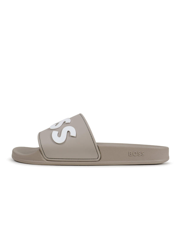 HUGO BOSS KIRK SLID SANDALS - SAND HUGO BOSS