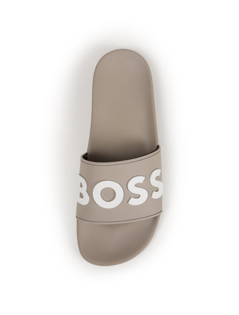 HUGO BOSS KIRK SLID SANDALS - SAND HUGO BOSS