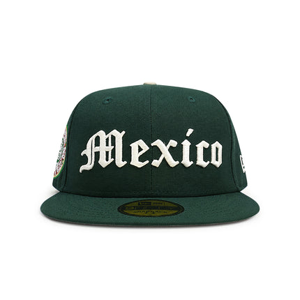 New Era 5950 Mexico Fitted Hat - Dark Green
