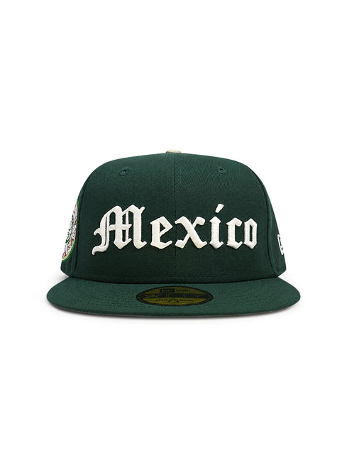New Era 5950 Mexico Fitted Hat - Dark Green