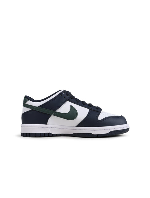 NIKE BIG KIDS DUNK LOW - OBSIDIAN/VINTAGE GREEN NIKE