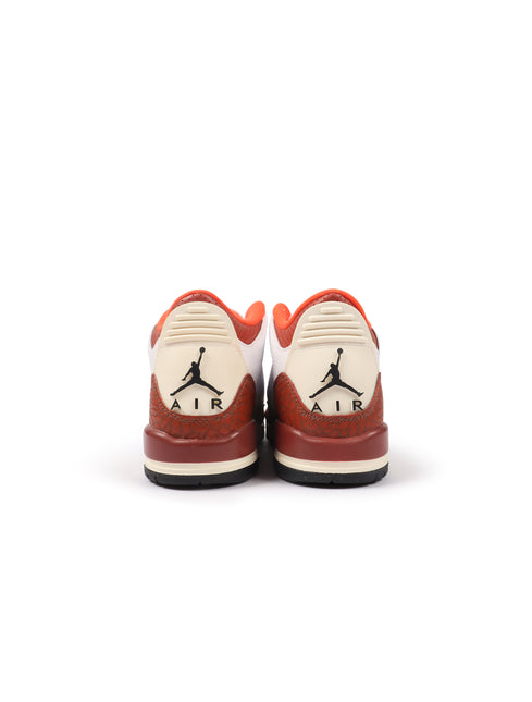 Air Jordan Big Kids 3 Retro - White/Mars