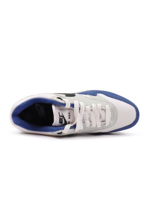 Nike Mens Air Max 1 - White/Royal Blue
