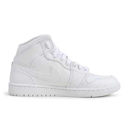 Air Jordan Mens 1 Mid - Triple White - Denim Exchange 