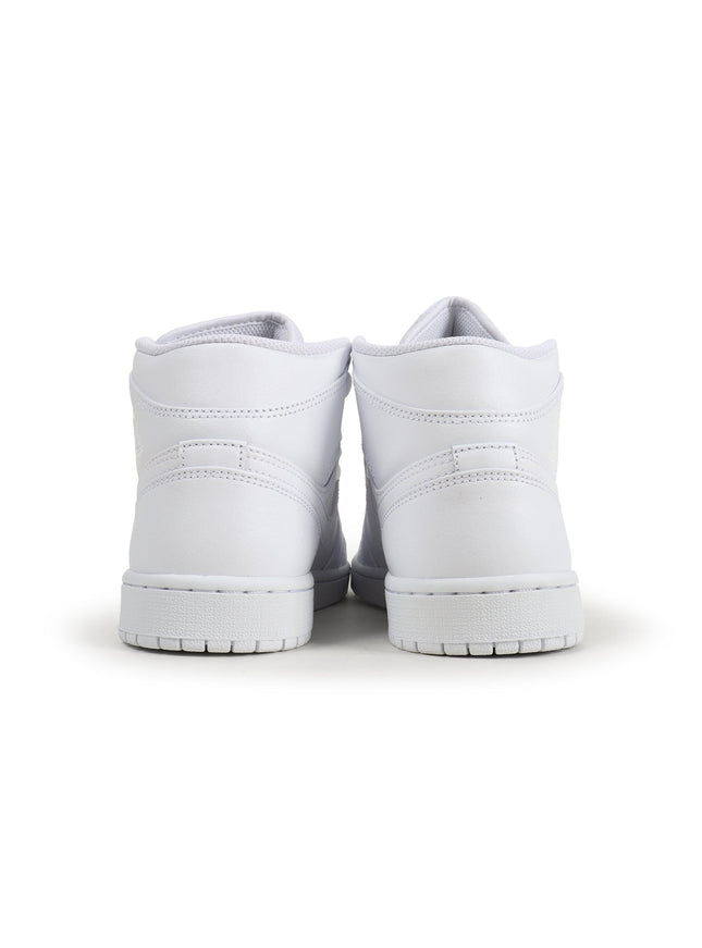 Air Jordan Mens 1 Mid - Triple White - Denim Exchange 
