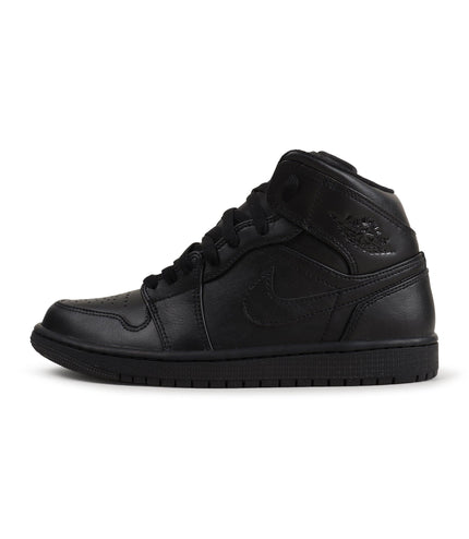 Air Jordan 1 Mid - Triple Black - Denim Exchange 