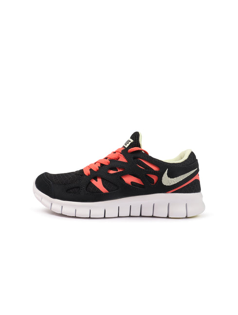 Nike Womens Free Run 2 - Black/Lime/Ember
