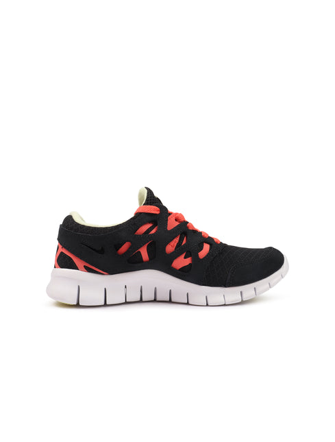 Nike Womens Free Run 2 - Black/Lime/Ember