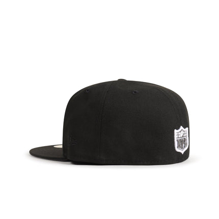 New Era 5950 Raiders XVIII Super Bowl Hat - Black - Denim Exchange 