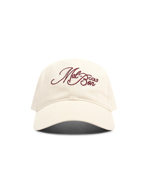 Malbon Palmetto Dad Hat - Whisper White
