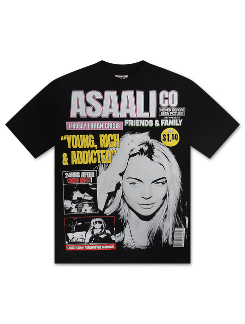 Asaali Jean Co. Lindsey Tee - Black