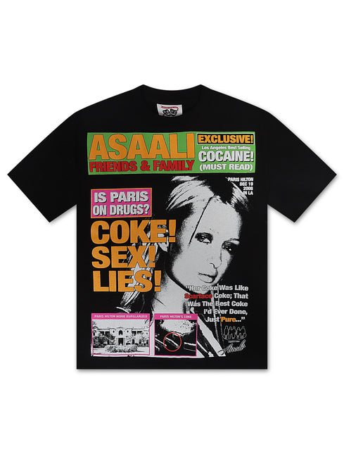 Asaali Jean Co. Paris Tee - Black