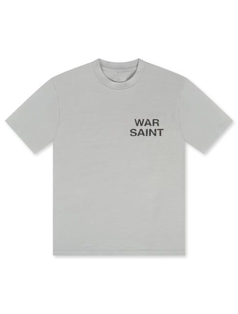 Warsaint LA Script Tee - Smoke/Black