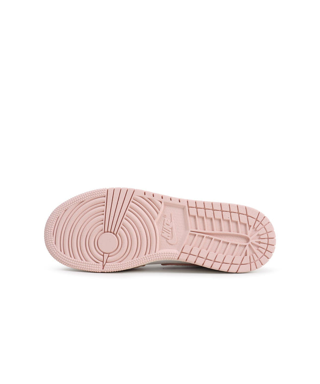 Air Jordan Big Kids 1 Mid Se - Legend Pink - Denim Exchange 