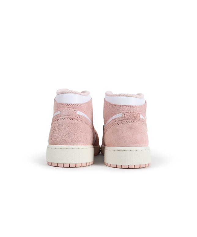 Air Jordan Big Kids 1 Mid Se - Legend Pink - Denim Exchange 