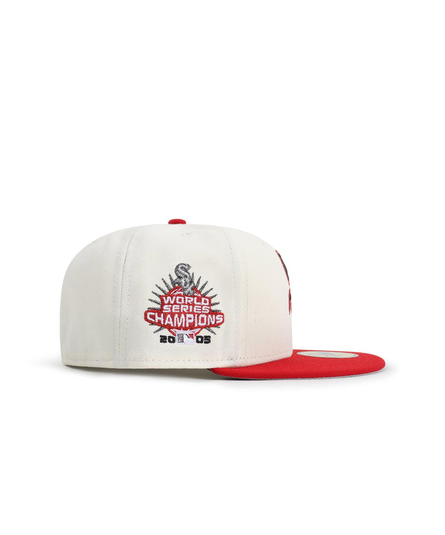 New Era 5950 Red Sox World Series Champions - Chrome/Red - Denim Exchange