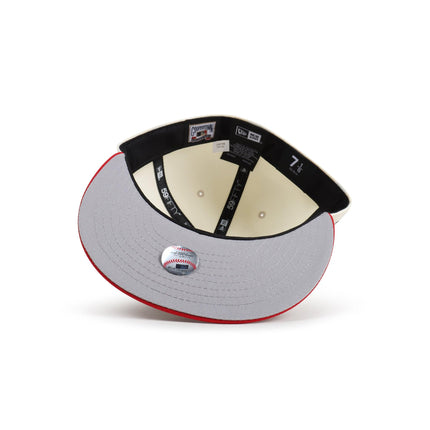 New Era 5950 Red Sox World Series Champions - Chrome/Red - Denim Exchange 