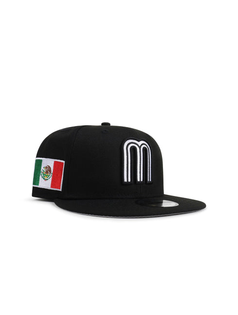 New Era 950 Team Mexico Snapback - Black - Denim Exchange 