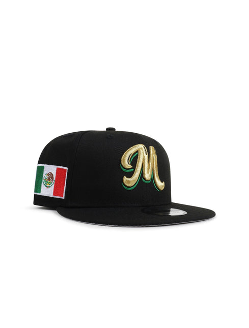 New Era 950 Mexico Caribbean Snapback - Black/Gold - Denim Exchange 