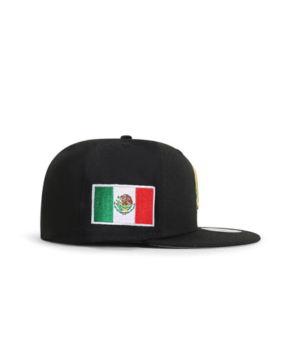 New Era 950 Mexico Caribbean Snapback - Black/Gold - Denim Exchange 