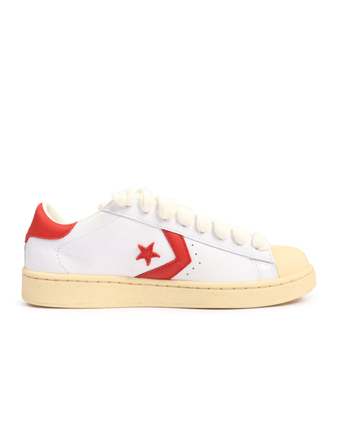 Converse x Le Fleur Mens Pro Leather OX - White/Molten Lava