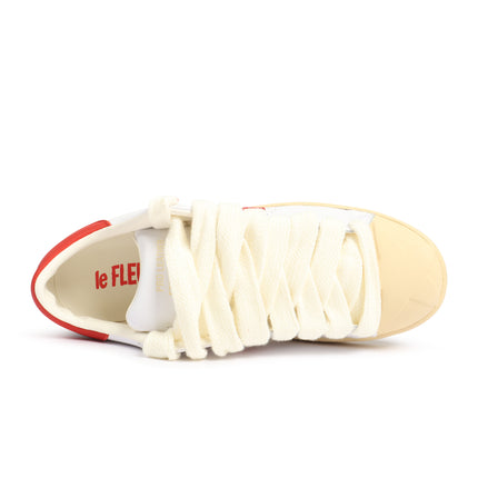 Converse x Le Fleur Mens Pro Leather OX - White/Molten Lava