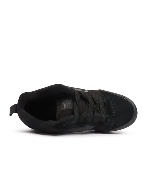 Vans Mens Knu Skool Suede Canvas - Triple Black