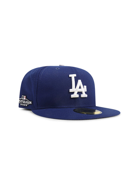 New Era 5950 LA Dodgers Post Season 2026 Fitted Hat - Blue