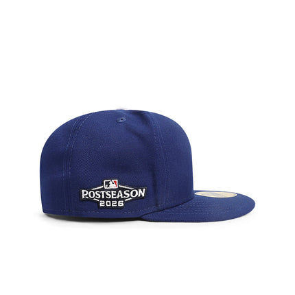 New Era 5950 LA Dodgers Post Season 2026 Fitted Hat - Blue