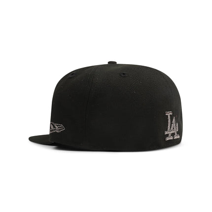 New Era 5950 LA Dodgers World Series Champs Hat - Black