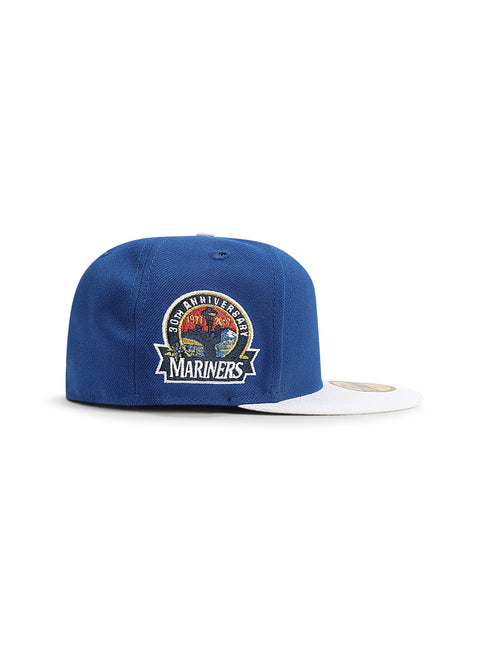 New Era 5950 Seattle Mariners 30th Anniversary Hat - Light Royal