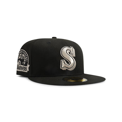 New Era 5950 Seattle Mariners 30th Anniversary Hat - Black