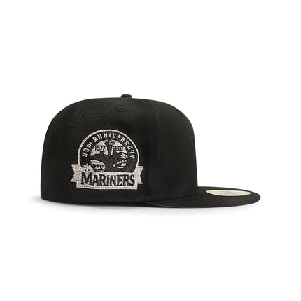New Era 5950 Seattle Mariners 30th Anniversary Hat - Black