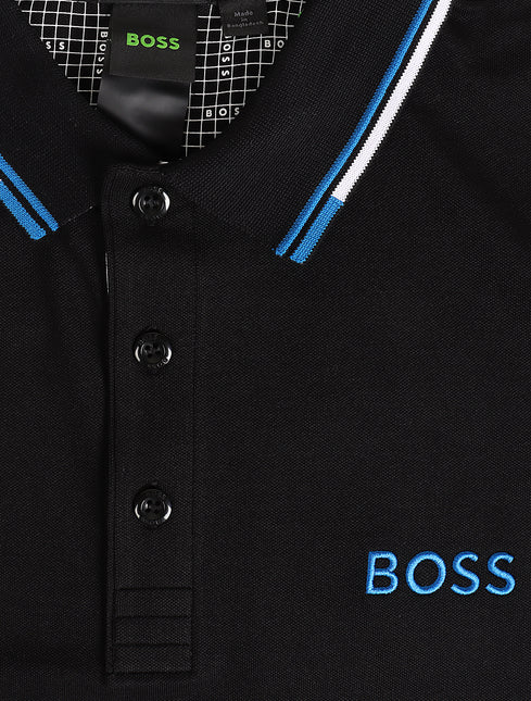 Boss Green Paddy Pro Polo - Black