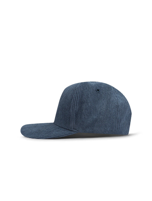 Us or Nothing Moneybag baseball hat in navy blue, crafted from textured corduroy fabric in a classic structured shape.