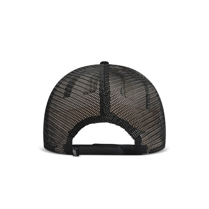 Drunk & Rich Suede Trucker Hat - Cream/Black