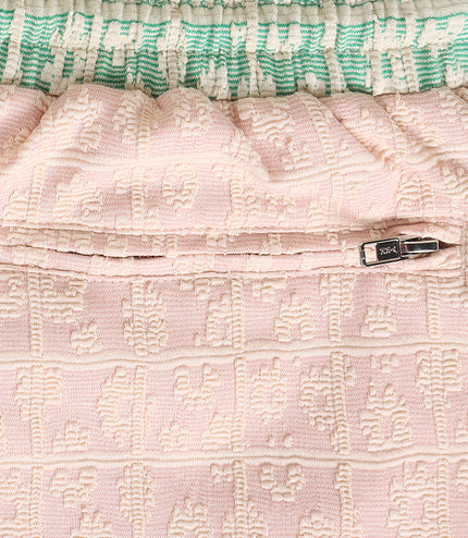 Sugarhill Cereal Shorts - Green/Pale Pink