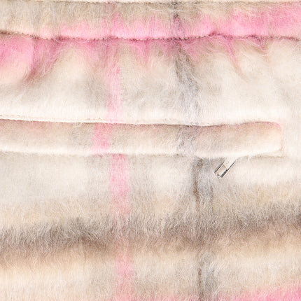 Pantalones cortos Sugarhill Tudor de mohair - Cuadros rosas