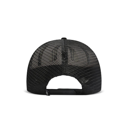 Drunk & Rich Suede Trucker Hat - Black/White