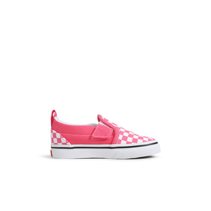 Vans (TD) Slip On V - Pink Checkboard