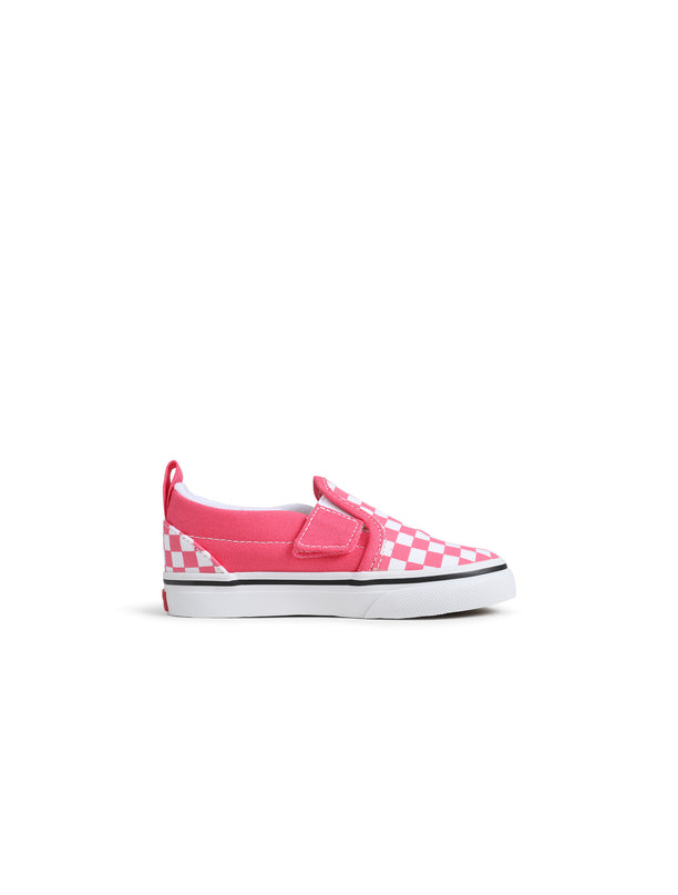 Vans (TD) Slip On V - Pink Checkboard