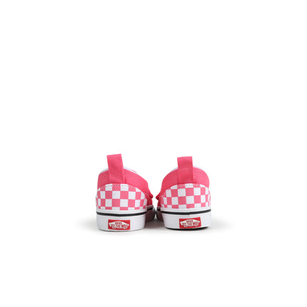 Vans (TD) Slip On V - Pink Checkboard