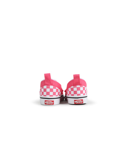 Vans (TD) Slip On V - Pink Checkboard