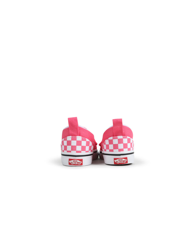 Vans (TD) Slip On V - Pink Checkboard