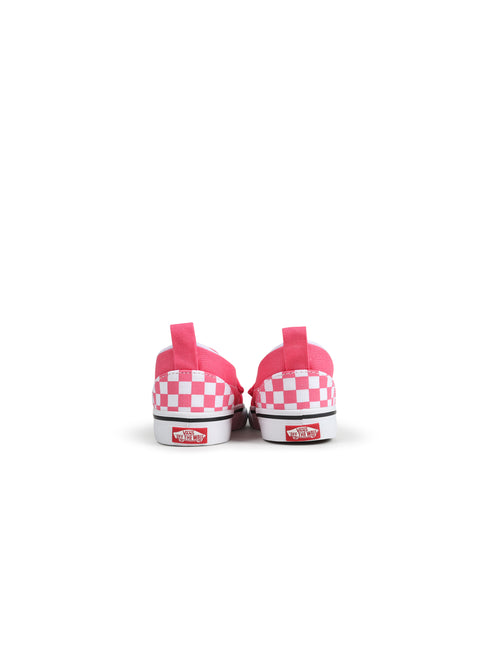 Vans (TD) Slip On V - Pink Checkboard