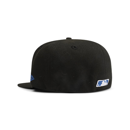 New Era 5950 LA Dodgers Side Logo Hat - Black/Royal