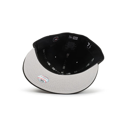 New Era 5950 LA Dodgers Side Logo Hat - Black/Royal